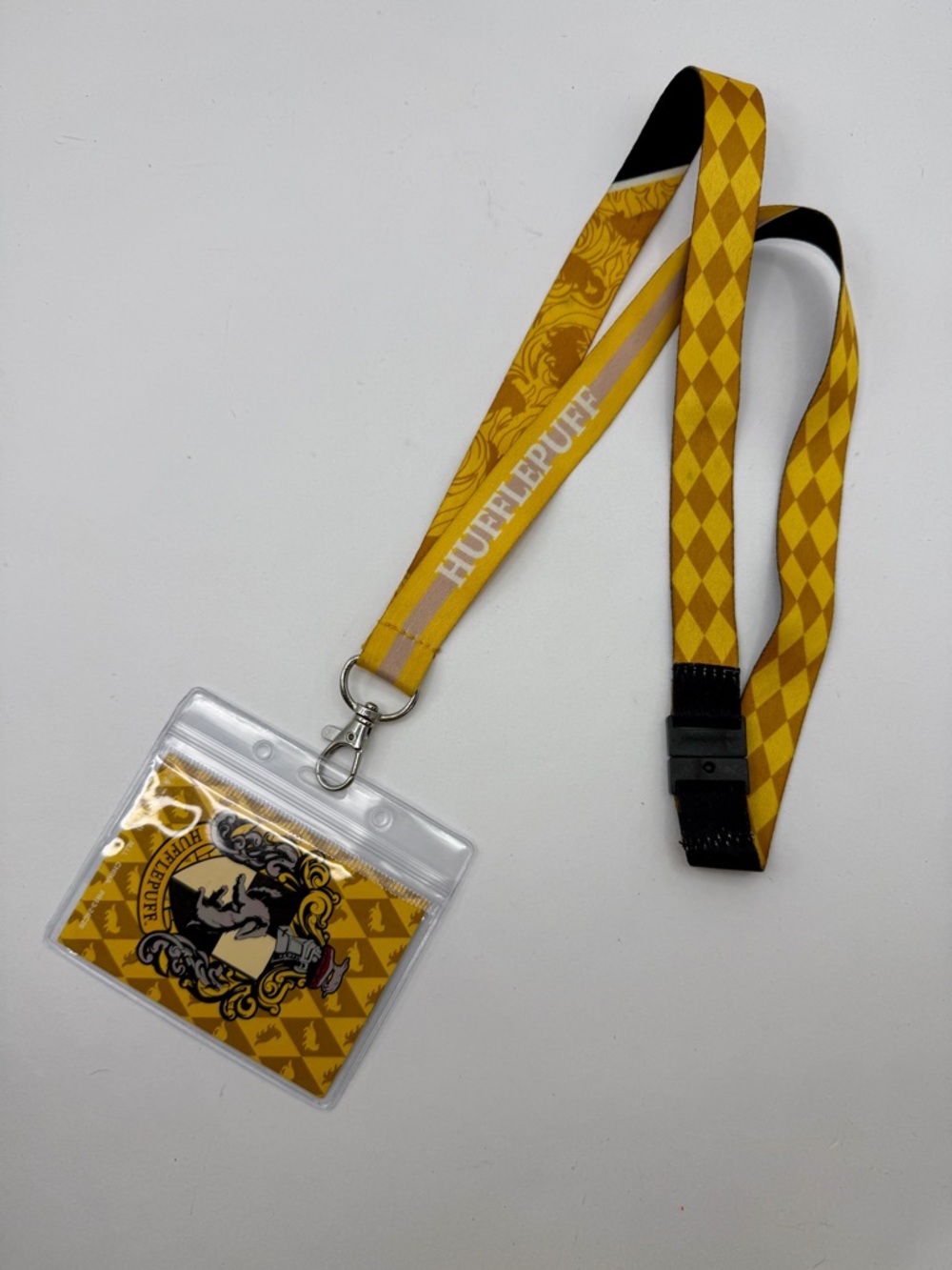 Harry Potter Hufflepuff Lanyard ID Badge Ticket Holder